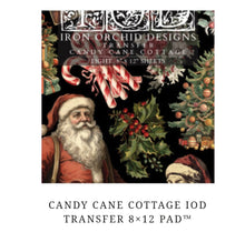 Load image into Gallery viewer, Candy cane cottage transfer