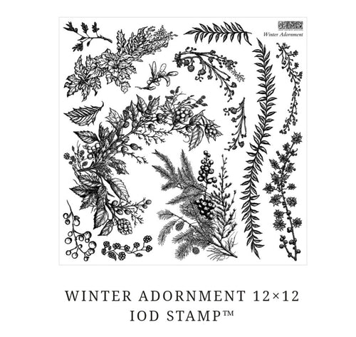 Winter adornment stamp