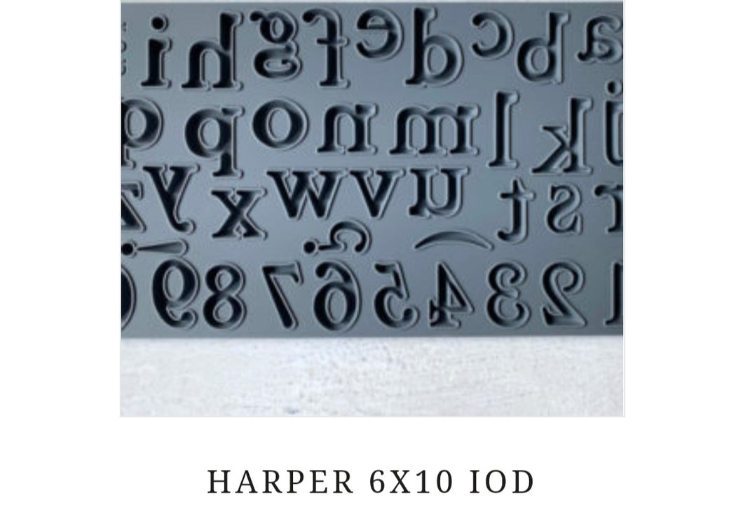 Harper (alphabet) Mould