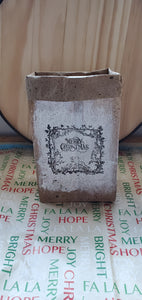 Christmas stamped bags (bag only)