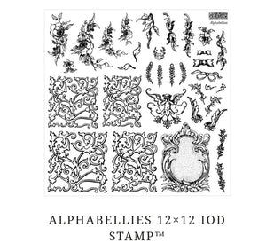 Alphabellies 12x12 stamp