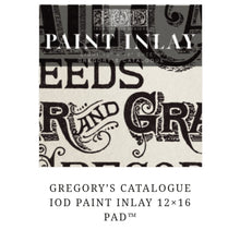 Load image into Gallery viewer, Gregory&#39;s catalogue paint inlay