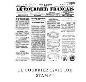 Le courrier 12x12 stamp